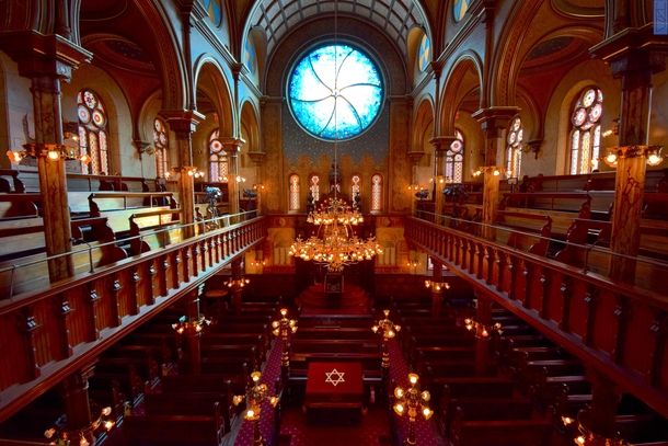 Main Sanctuary of Eldridge Street Synagogue by Eldridge Street Project Lower East Side New York City 