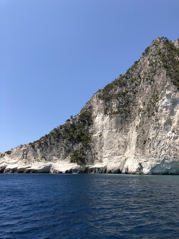 Majestic cliff in Zkynthos 