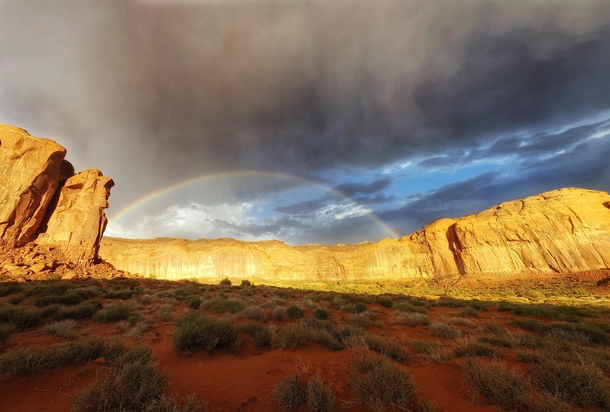 Make sure to always look back Monument Valley Utah 