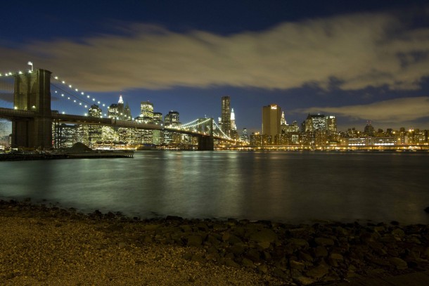 Manhattan Across the Brooklyn Bridge 