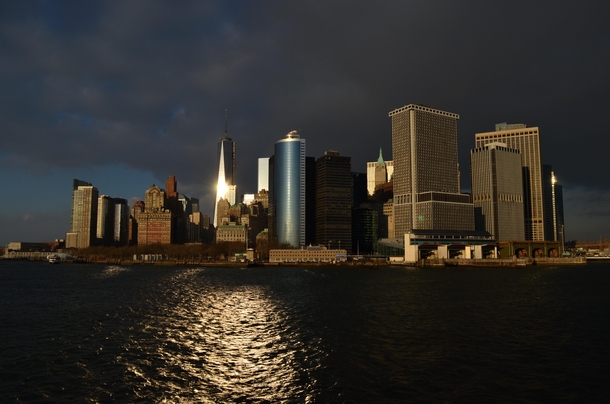 Manhattan taken from the Staten Island Ferry a few years ago