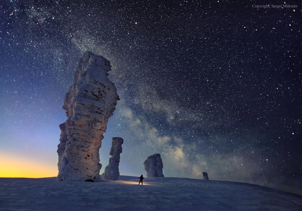 Manpupuner rock formations Komi Republic Russia  by Sergei Makurin