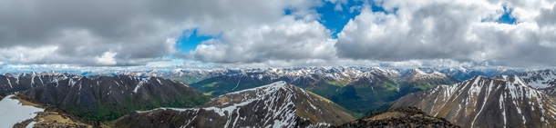 Many of the mountains in the Chugach Mountain Range Alaska 