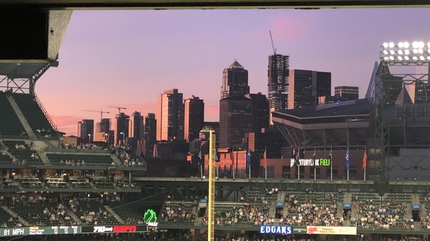 Mariners were down - but at least there was a view