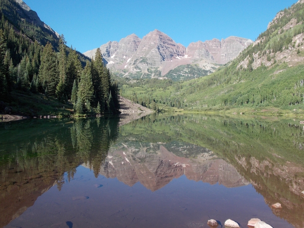 Maroon Lake White River National Forest Colorado 