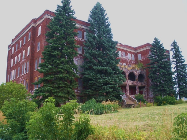 Marquette Michigan Old City Orphanage formerly known as Holy Cross or Holy Family Orphanage by Chad Johnson 