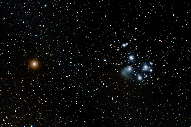 Mars and The Pleiades