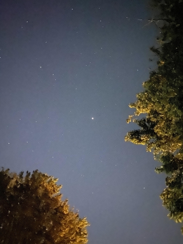 Mars at opposition from my backyard tonight