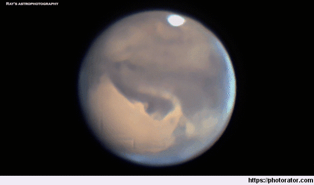 Mars from my backyard Mars is getting closer to Earth for the opposition on October th Check my comment for details