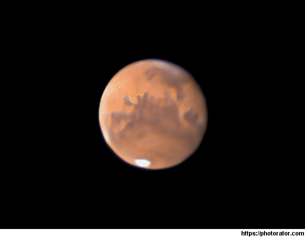 Mars Opposition  from my backyard telescope Humble Presentation Check my comment for capture details