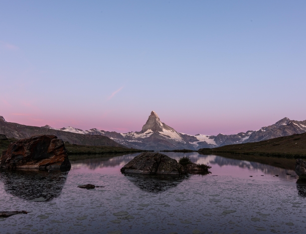 Matterhorn at Dawn Zermatt Switzerland 