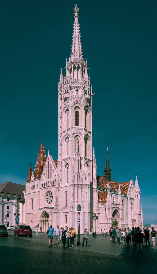 Matthias-church Budapest built by the pople of the first king of Hungary Saint Stephan in  