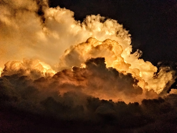 Mean Thunderhead Over Lincoln Nebraska