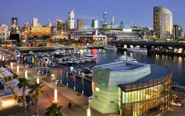 Melbourne City Docklands Harbor 