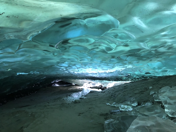 Mendenhall Glacier Ice Cave yesterday Juneau AK  x