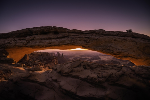 Mesa Arch At Sunset 