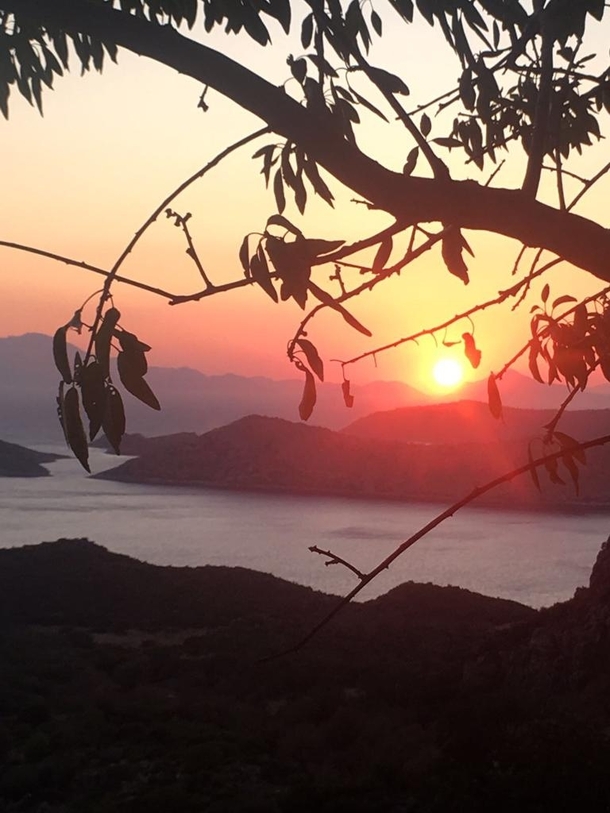 Mesmerising sunset from Bodrum Turkey