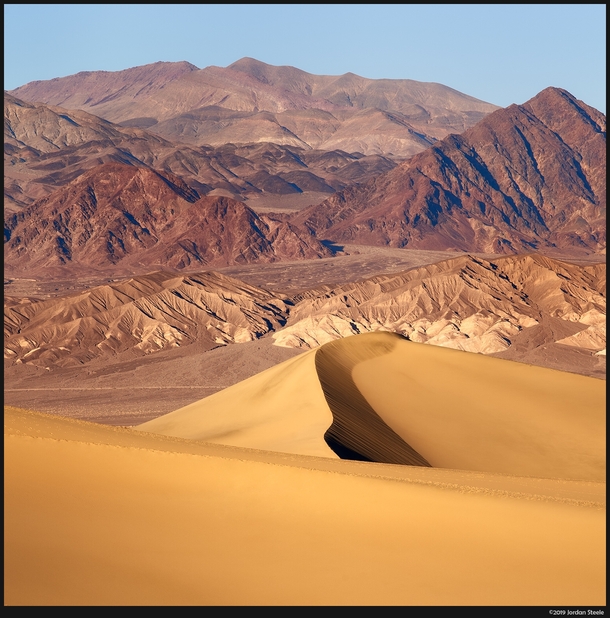 Mesquite Flat Sand Dunes Death Valley National Park 