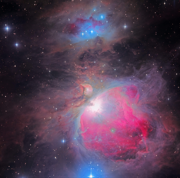 Messier M The Great Orion Nebula in hrs