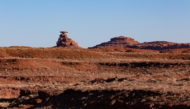 Mexican Hat Utah  The hat is  ft m across