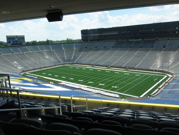 Michigan Stadium the biggest stadium in North America 