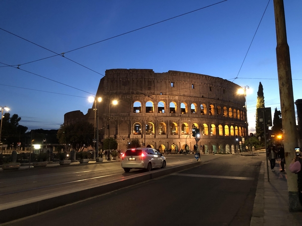 Midnight at the colosseum