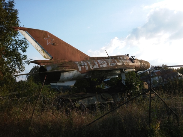MiG in an abandoned military museum in Germany 