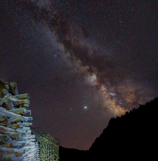 Milky Way and abandoned mines from Creede CO 