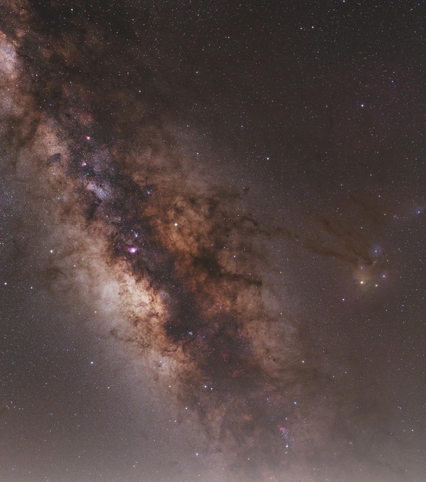 Milky Way Core and Rho Ophiuchi Complex Taken Yesterday Morning 