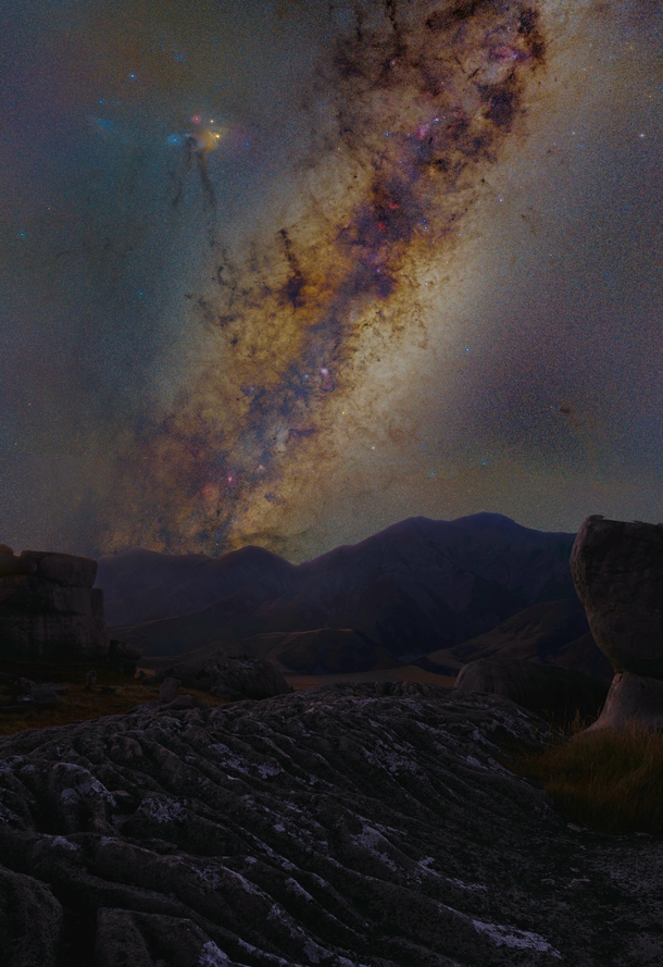 Milky Way Core Castle Hill NZ 