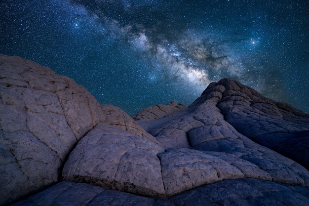 Milky Way Eruption in the Vermillion Cliffs National Monument 