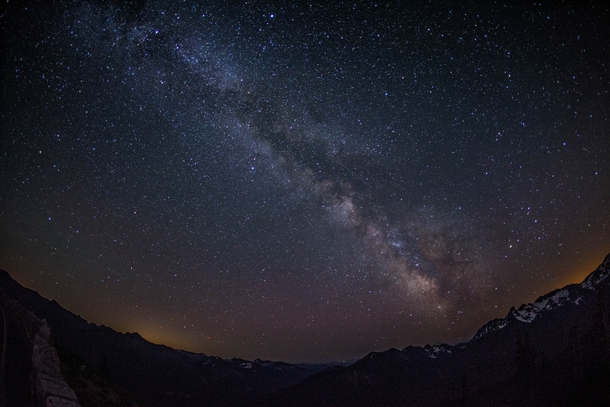 Milky Way From Mount Rainier Washington 