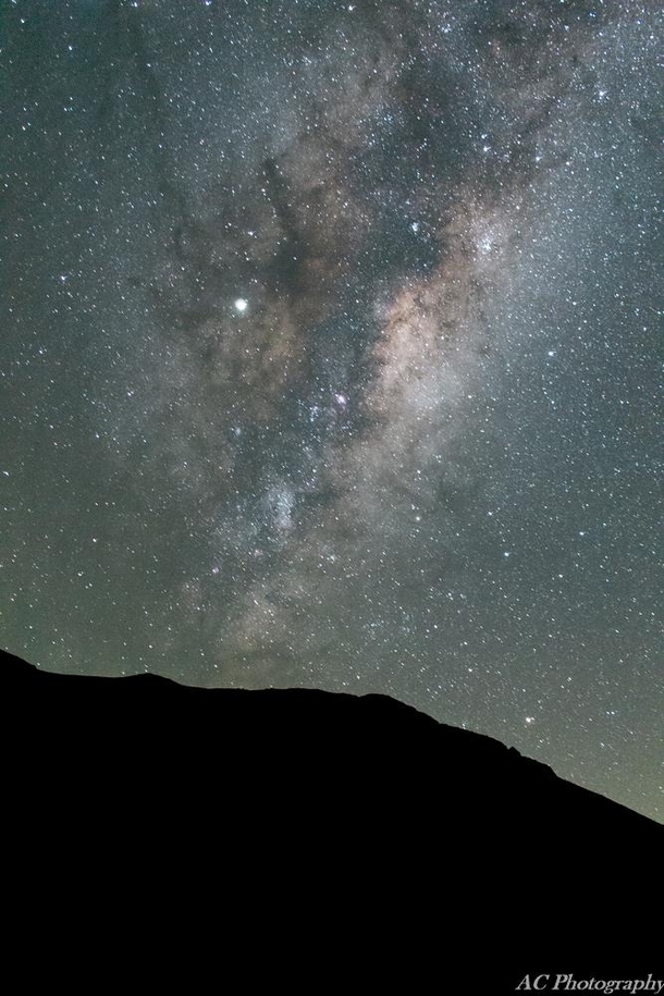 Milky Way in Lake Georgina New Zealand 