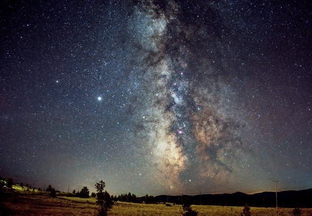 Milky Way MacDonald Pass Montana  x mm f  Exposures Stacked