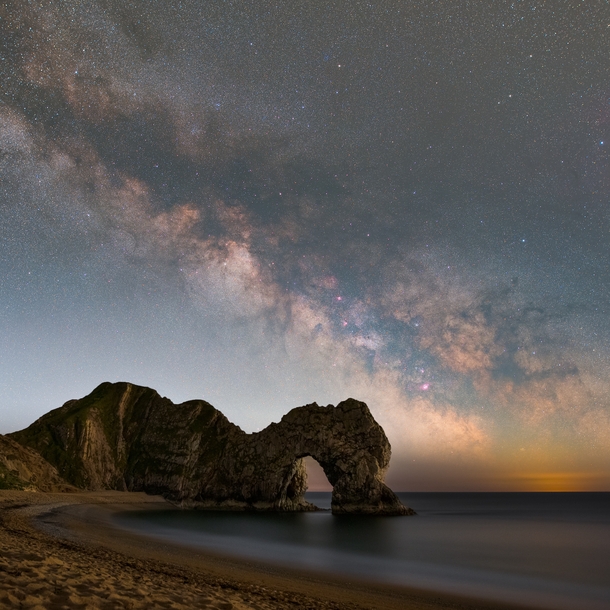 Milky Way over Durdle Door UK 