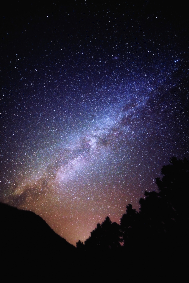 Milky Way over Estes Park CO 