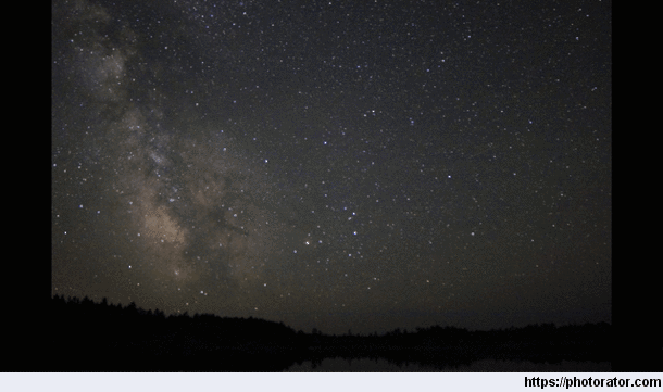Milky Way over French River Provincial Park Ontario 