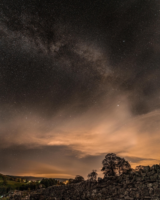 Milky Way over Malham Yorkshire 