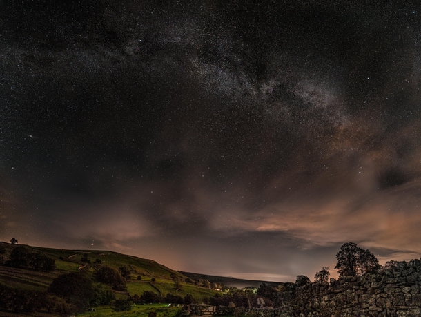 Milky Way over Malham Yorkshire
