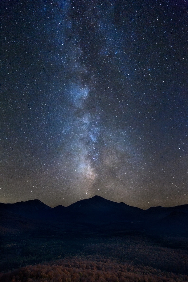 Milky Way over Mt Marcy Adirondack State Park NY 