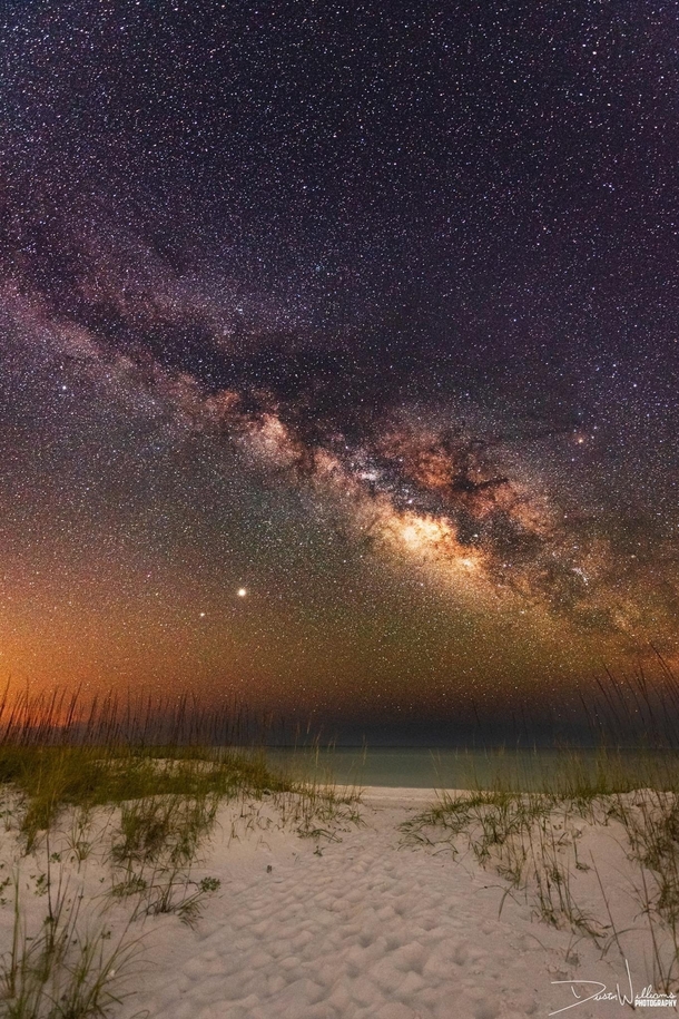 Milky Way over Pensacola Beach FL 