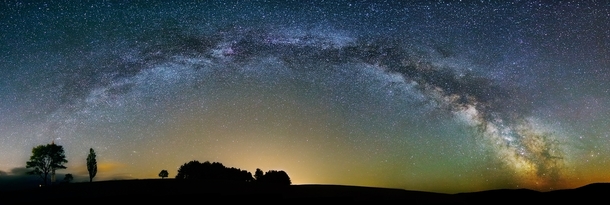 Milky Way over Slovakia 