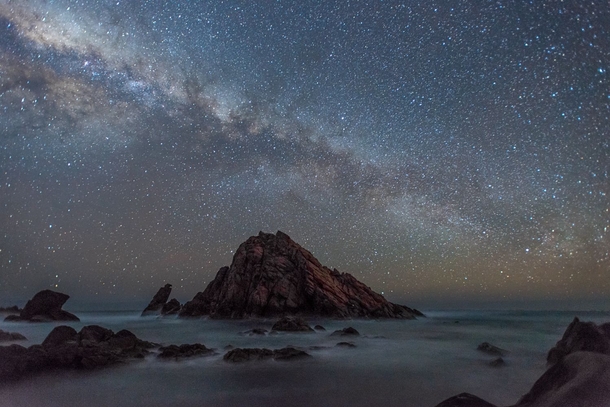 Milky Way Over Sugarloaf Rock - Western Australia 