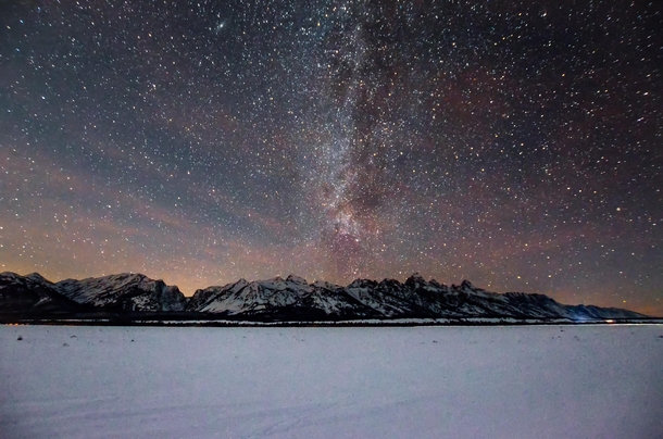 Milky Way over the Grand Tetons 