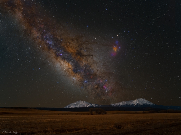 Milky Way Over the Spanish Peaks 