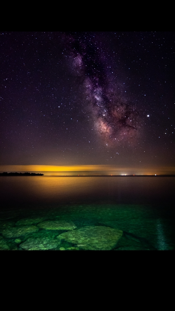 Milkyway galaxy over Lake Ontario in Henderson NY
