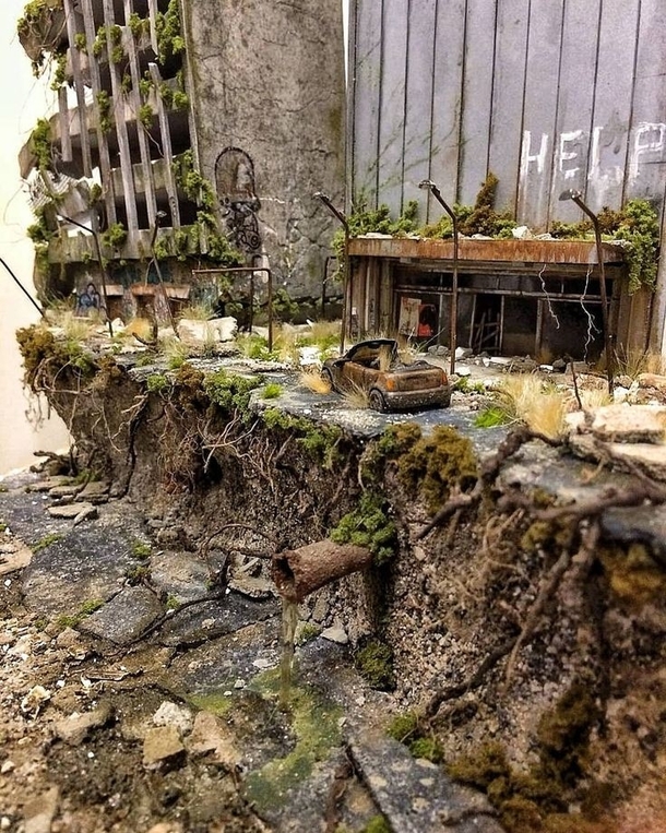 Miniature Abandoned Place looks so real