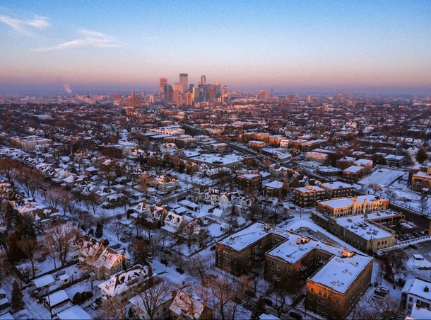 Minneapolis during winter