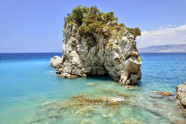 Mirror beach Sarand Albania 