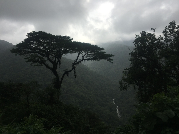 Mist Over Costa Rican Valley 